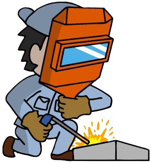 溶接作業員イラスト